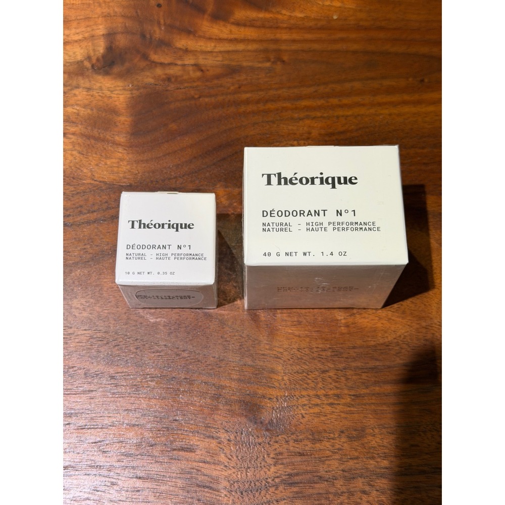 Theorique Deodorant N1 Natural High Performance Set 40g 10g New Sealed Bundle